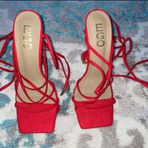 Red high heels